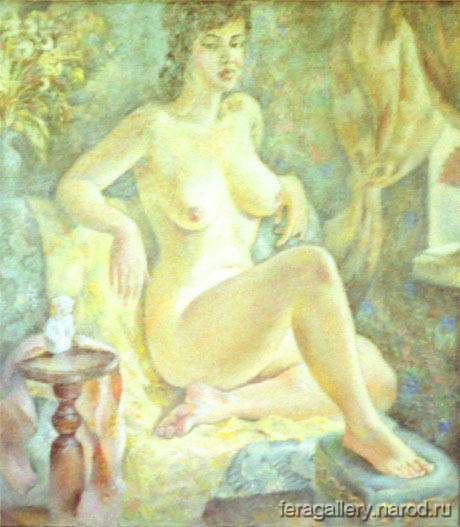 Olga - painting, oil on canvas